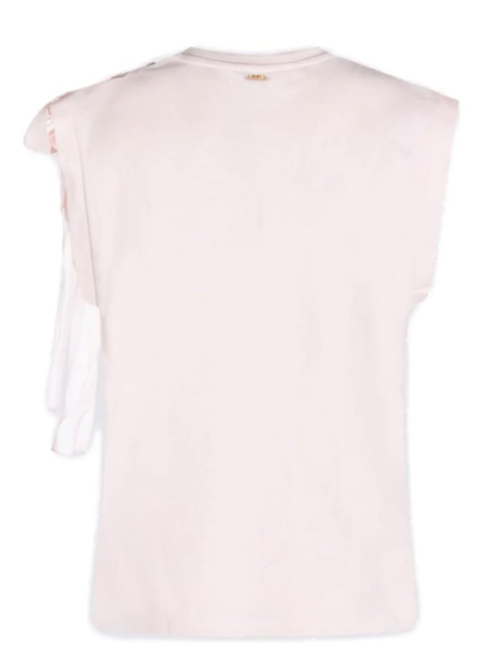 Twinset Blush Pink Sleeveless Top w/ Shoulder Tie Detail Size XS